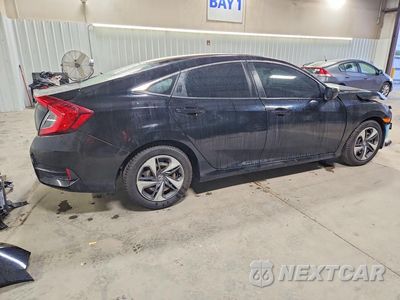 Trzecie zdjęcie samochodu z tyłu: 2020 HONDA CIVIC LX VIN:2HGFC2F66LH598251 - miniatura