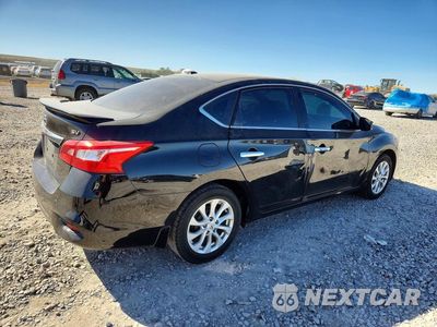 Trzecie zdjęcie samochodu z tyłu: 2018 NISSAN SENTRA SV VIN:3N1AB7AP3JY268621 - miniatura