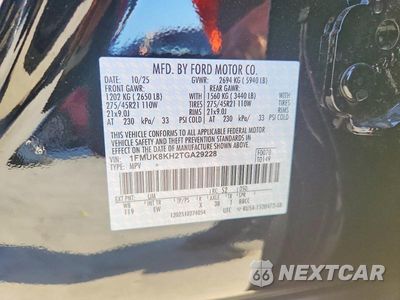 Zdjęcie 13 z 13 samochodu: 2026 FORD EXPLORER ST-LINE VIN:1FMUK8KH2TGA29228 - miniatura