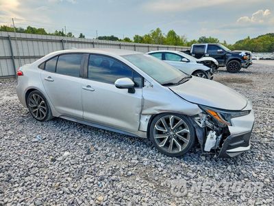 Czwarte zdjęcie samochodu z boku: 2021 TOYOTA COROLLA SE VIN:5YFS4MCE6MP075017 - miniatura