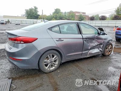 Trzecie zdjęcie samochodu z tyłu: 2018 HYUNDAI ELANTRA SEL VIN:KMHD84LF3JU560277 - miniatura