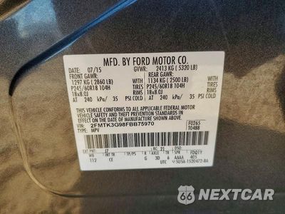 Zdjęcie 13 z 13 samochodu: 2015 FORD EDGE SE VIN:2FMTK3G98FBB75970 - miniatura