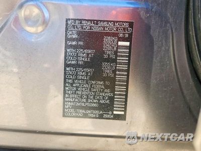 Zdjęcie 13 z 13 samochodu: 2020 NISSAN ROGUE SV VIN:KNMAT2MT6LP513860 - miniatura