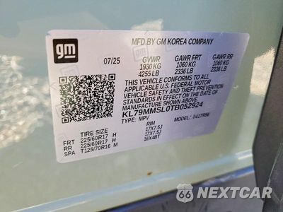 Zdjęcie 12 z 12 samochodu: 2026 CHEVROLET TRAILBLAZER LS VIN:KL79MMSL0TB052924 - miniatura