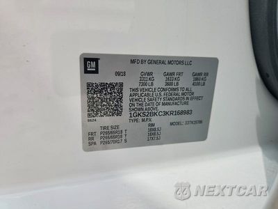 Zdjęcie 13 z 13 samochodu: 2019 GMC YUKON SLT VIN:1GKS2BKC3KR168983 - miniatura