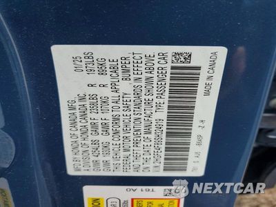 Zdjęcie 12 z 12 samochodu: 2025 HONDA CIVIC SPORT VIN:2HGFE4F89SH324919 - miniatura