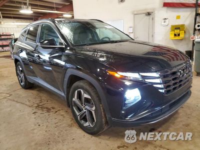 Czwarte zdjęcie samochodu z boku: 2022 HYUNDAI TUCSON LIMITED VIN:KM8JECA14NU058185 - miniatura