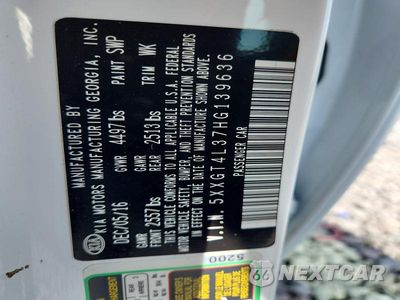 Zdjęcie 12 z 12 samochodu: 2017 KIA OPTIMA LX VIN:5XXGT4L37HG139636 - miniatura