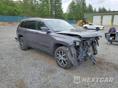 Czwarte zdjęcie samochodu z boku: 2024 JEEP GRAND CHEROKEE L LIMITED VIN:1C4RJKBG3R8603338 - miniatura