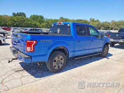 Trzecie zdjęcie samochodu z tyłu: 2016 FORD F150 SUPERCREW VIN:1FTEW1EF7GKD73915 - miniatura