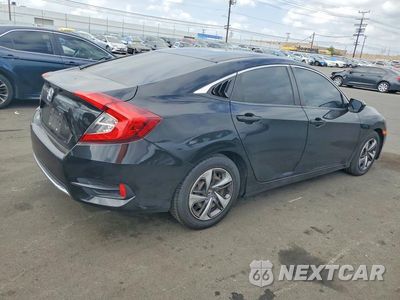 Trzecie zdjęcie samochodu z tyłu: 2019 HONDA CIVIC LX VIN:19XFC2F68KE214155 - miniatura