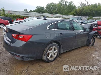 Trzecie zdjęcie samochodu z tyłu: 2017 CHEVROLET MALIBU LS VIN:1G1ZB5ST3HF126201 - miniatura