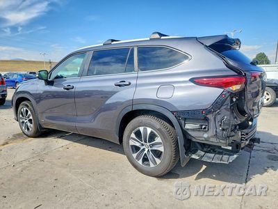 Drugie zdjęcie samochodu z przodu: 2023 TOYOTA HIGHLANDER HYBRID XLE VIN:5TDKBRCH5PS119422 - miniatura
