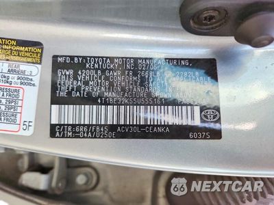 Zdjęcie 12 z 12 samochodu: 2005 TOYOTA CAMRY LE VIN:4T1BE32K55U555161 - miniatura