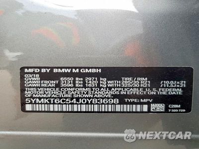 Zdjęcie 14 z 14 samochodu: 2018 BMW X5 M VIN:5YMKT6C54J0Y83698 - miniatura