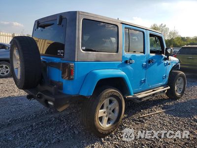 Trzecie zdjęcie samochodu z tyłu: 2018 JEEP WRANGLER UNLIMITED SPORT VIN:1C4BJWDG1JL907906 - miniatura