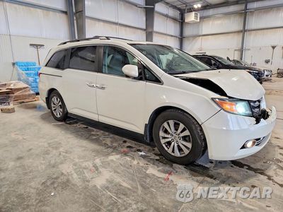 Czwarte zdjęcie samochodu z boku: 2015 HONDA ODYSSEY EXL VIN:5FNRL5H63FB082157 - miniatura