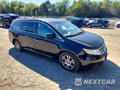 Czwarte zdjęcie samochodu z boku: 2011 HONDA ODYSSEY EXL VIN:5FNRL5H61BB068817 - miniatura