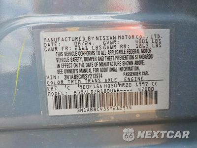 Zdjęcie 13 z 13 samochodu: 2025 NISSAN SENTRA SV VIN:3N1AB8CV5SY212974 - miniatura