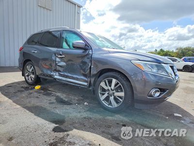 Czwarte zdjęcie samochodu z boku: 2015 NISSAN PATHFINDER S VIN:5N1AR2MN2FC701542 - miniatura