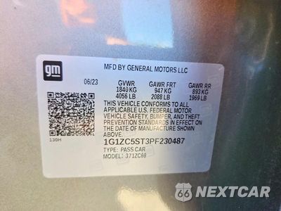 Zdjęcie 12 z 12 samochodu: 2023 CHEVROLET MALIBU LS VIN:1G1ZC5ST3PF230487 - miniatura