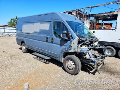 Czwarte zdjęcie samochodu z boku: 2019 RAM PROMASTER 3500 DELIVERY VAN VIN:3C6URVJG8KE564450 - miniatura