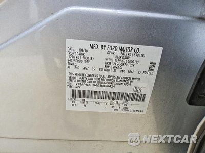 Zdjęcie 12 z 12 samochodu: 2016 FORD EDGE TITANIUM VIN:2FMPK3K94GBB56424 - miniatura