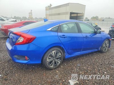Trzecie zdjęcie samochodu z tyłu: 2017 HONDA CIVIC EX VIN:19XFC1F38HE214794 - miniatura