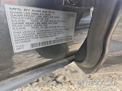 Zdjęcie 13 z 13 samochodu: 2018 AUDI Q7 PREMIUM PLUS VIN:WA1LAAF73JD039397 - miniatura
