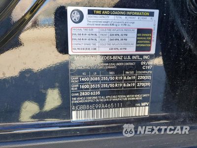 Zdjęcie 13 z 13 samochodu: 2009 MERCEDES-BENZ ML 350 VIN:4JGBB86E99A465111 - miniatura