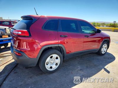 Trzecie zdjęcie samochodu z tyłu: 2015 JEEP CHEROKEE SPORT VIN:1C4PJLAB9FW539199 - miniatura