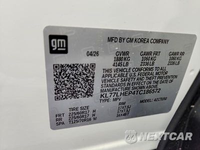 Zdjęcie 13 z 13 samochodu: 2026 CHEVROLET TRAX 1LT VIN:KL77LHEP4TC186572 - miniatura
