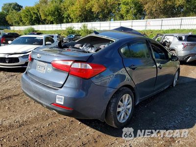 Trzecie zdjęcie samochodu z tyłu: 2014 KIA FORTE LX VIN:KNAFX4A6XE5122453 - miniatura