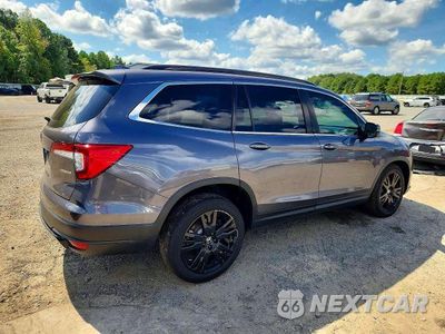 Trzecie zdjęcie samochodu z tyłu: 2021 HONDA PILOT SE VIN:5FNYF5H27MB045593 - miniatura