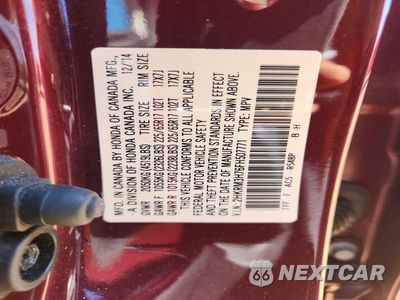 Zdjęcie 14 z 14 samochodu: 2015 HONDA CR-V EXL VIN:2HKRM3H76FH507771 - miniatura
