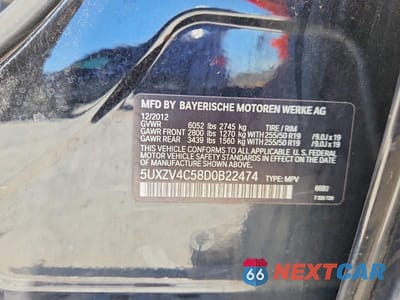 Zdjęcie 13 z 13 samochodu: 2013 BMW X5 XDRIVE35I VIN:5UXZV4C58D0B22474 - miniatura