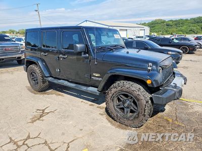 Czwarte zdjęcie samochodu z boku: 2014 JEEP WRANGLER UNLIMITED SAHARA VIN:1C4HJWEG6EL109741 - miniatura