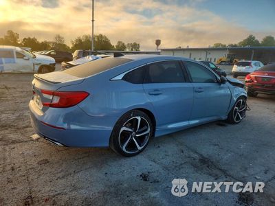 Trzecie zdjęcie samochodu z tyłu: 2021 HONDA ACCORD SPORT VIN:1HGCV1F35MA098045 - miniatura