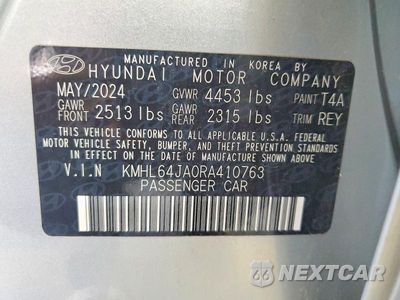 Zdjęcie 12 z 12 samochodu: 2024 HYUNDAI SONATA SEL VIN:KMHL64JA0RA410763 - miniatura