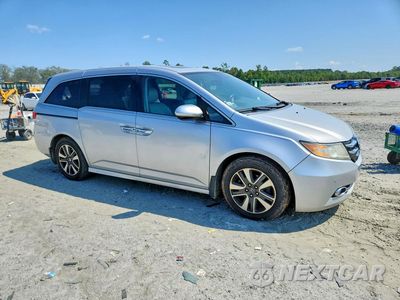 Czwarte zdjęcie samochodu z boku: 2014 HONDA ODYSSEY TOURING VIN:5FNRL5H92EB100978 - miniatura