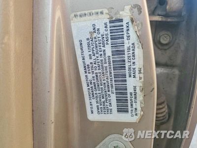 Zdjęcie 12 z 12 samochodu: 1998 TOYOTA COROLLA VE VIN:2T1BR18EXWC036099 - miniatura