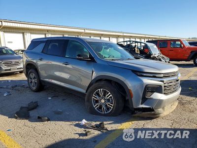 Czwarte zdjęcie samochodu z boku: 2024 CHEVROLET TRAVERSE LS VIN:1GNEVEKS4RJ212210 - miniatura