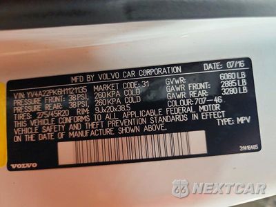 Zdjęcie 13 z 13 samochodu: 2017 VOLVO XC90 T6 VIN:YV4A22PK6H1121135 - miniatura