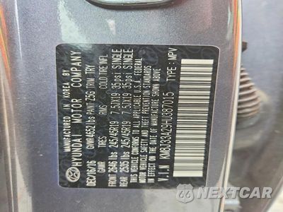 Zdjęcie 13 z 13 samochodu: 2017 HYUNDAI TUCSON SPORT VIN:KM8J33A29HU387015 - miniatura