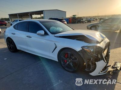 Czwarte zdjęcie samochodu z boku: 2019 GENESIS G70 3.3T ADVANCED VIN:KMTG34LEXKU027482 - miniatura