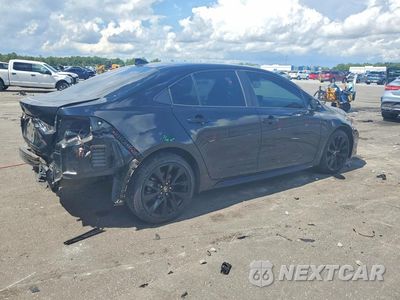 Trzecie zdjęcie samochodu z tyłu: 2022 TOYOTA COROLLA SE NIGHTSHADE EDITION VIN:5YFS4MCE6NP120197 - miniatura