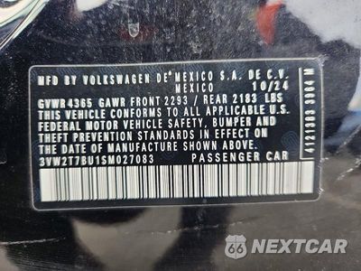 Zdjęcie 12 z 12 samochodu: 2025 VOLKSWAGEN JETTA GLI AUTOBAHN VIN:3VW2T7BU1SM027083 - miniatura