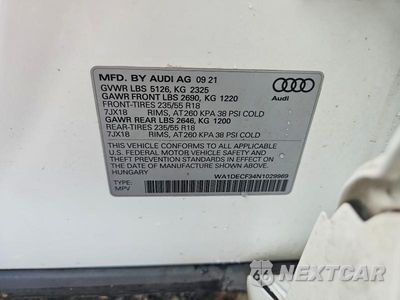 Zdjęcie 13 z 13 samochodu: 2022 AUDI Q3 PREMIUM S LINE 45 VIN:WA1DECF34N1029969 - miniatura