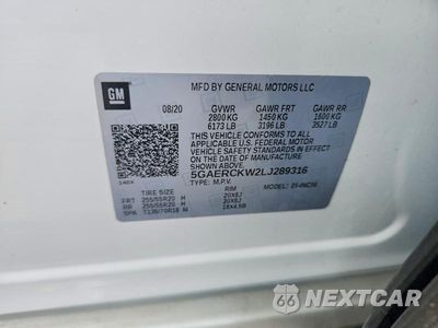 Zdjęcie 13 z 13 samochodu: 2020 BUICK ENCLAVE PREMIUM VIN:5GAERCKW2LJ289316 - miniatura