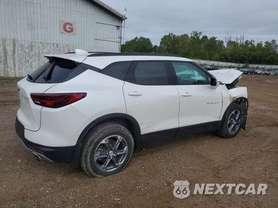 Trzecie zdjęcie samochodu z tyłu: 2024 CHEVROLET BLAZER 3LT VIN:3GNKBJR40RS186005 - miniatura